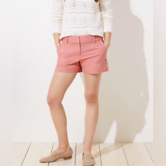 Loft Riviera Shorts Pink Size 2 - Picture 1 of 6
